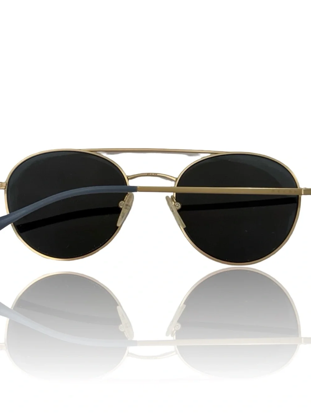 Prada Gold Tone Metal Eyewear Temple